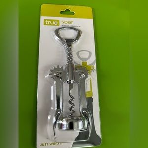 True Brand WAITERS WINGED Corkscrew Wine bottle opener SOAR just wing it tap NEW